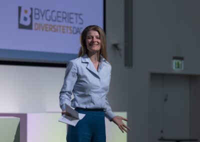 Ane Halsboe-Jørgensen på Byggeriets Diversitetsdag 2024